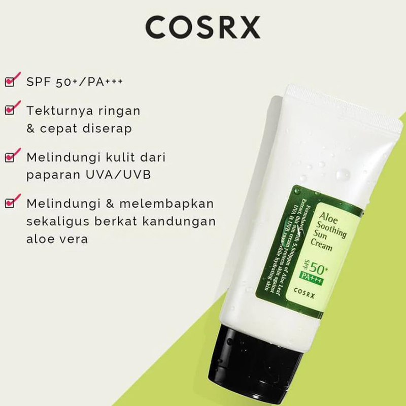 COSRX Aloe Soothing Sun Cream  - Skincare Cosrx 评论和价格
