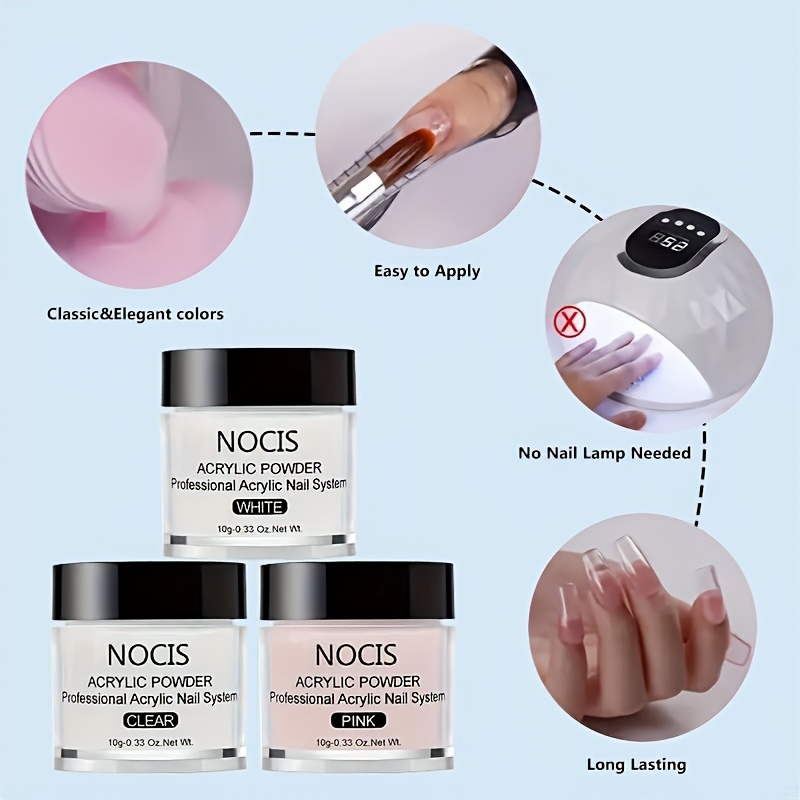 NOCIS Acrylic Nail Kit-Keratin - Vitamin C Powder 评论和价格