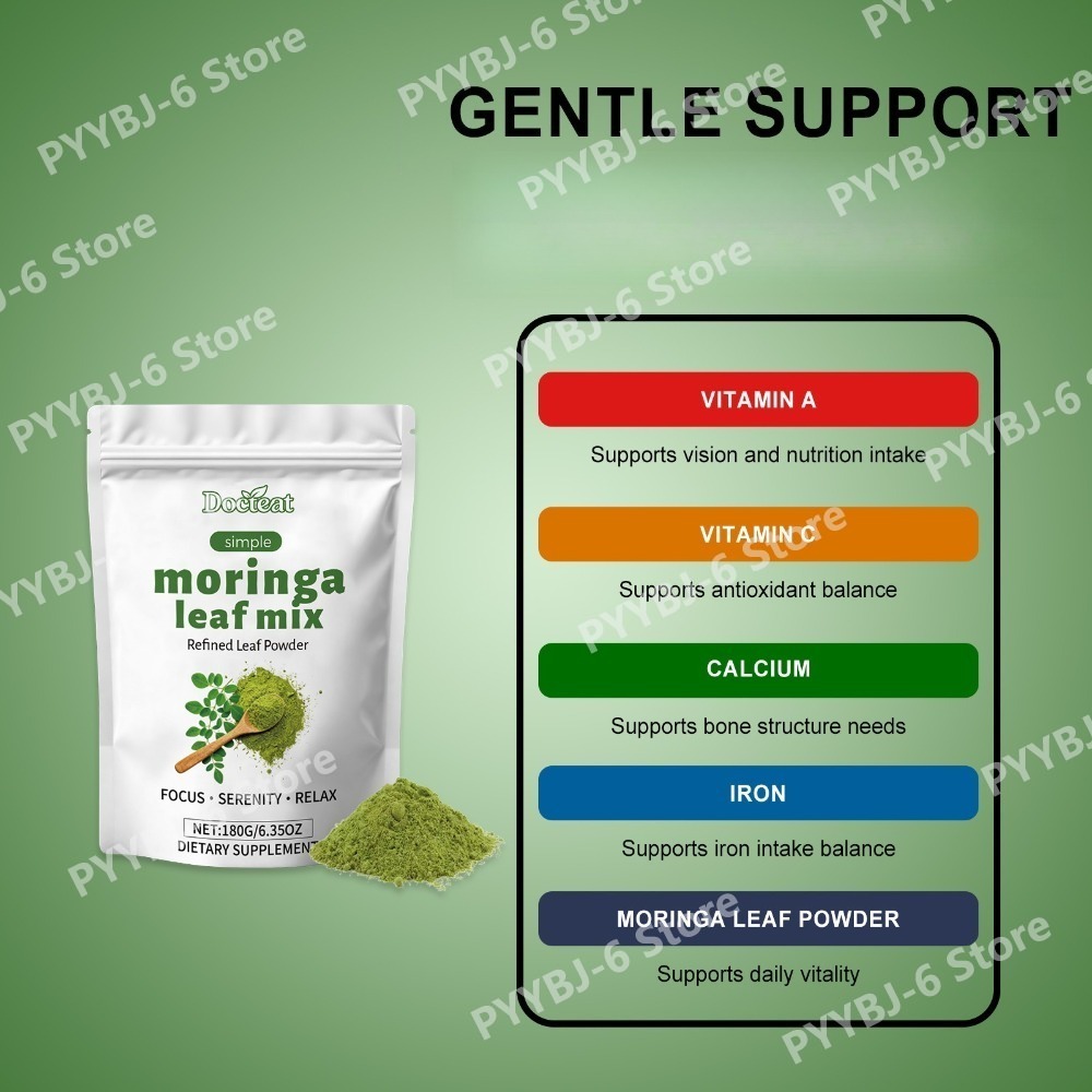 Docteat Moringa Leaf Powder, R - Vitamin C Powder 评论和价格